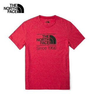 THE NORTH FACE M FOUNDATION GRAPHIC TEE - AP - TNF RED HEATHER เสื้อยืดแขนสั้น