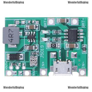 Wfth บอร์ดโมดูลชาร์จแบตเตอรี่ li-ion 18650 3.7v 4.2v dc-dc step up boost module