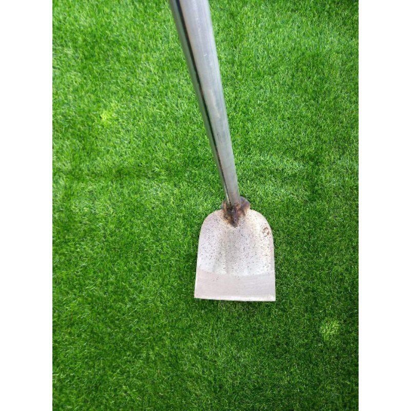 จก จอบขุดด้ามเหล็กยาว 120 ซม. จอบผสมปูน  จอบดายหญ้า ราคาประหยัด ทำจากเหล็กผานรถไถแท้ - รูปที่ 5