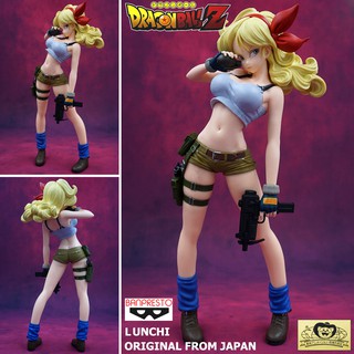 Model Figure งานแท้ Original ฟิกเกอร์ โมเดล แมวทอง Dragonball Z ดราก้อนบอล แซด Glitter&amp;Glamours Lunchi รันจิ