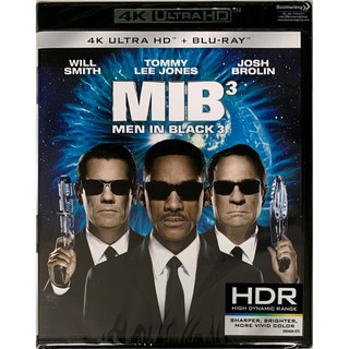 Men In Black 3/หน่วยจารชนพิทักษ์จักรวาล 3 (4K Ultra HD + Blu-ray) (มีเสียงไทย+ซับไทย ทั้ง 4k และ BD)