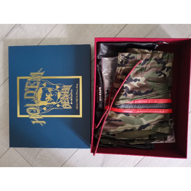 Used Holdem Denim Shorts Camo Size M