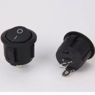 Push Switch KCD1 6A 250V 20mm สวิตซ์ 2ขา 2ทาง (กลม) สวิตซ์โยก สวิตซ์กระดก