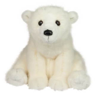 ตุ๊กตานิ่ม แบรนด์ ดักลาส Douglas Ursus DLux Polar Bear - ตุ๊กตาหมีขั้วโลก แบบนั่ง เออเซส ขนาด16"นิ้ว