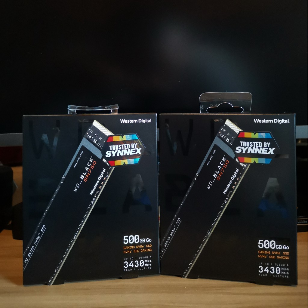 SSD WD BLACK SN750 500GB  PCIe/NVMe M.2 2280 ประกัน5 ปี