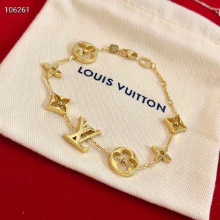 พร้อมส่ง ขายดี สร้อยข้อมือ Louis Vuitton Road‮วิลลี่‬Deng Lv สร้อยข้อมือ