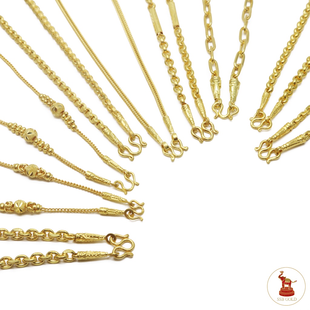 สร้อยคอทอง 96.5% น้ำหนัก 3 สลึง พร้อมใบรับประกันทองแท้ (ผ่อน 0%ผ่านบัตรเครดิต)