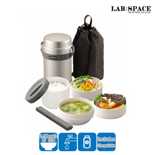 Zojirushi Lunch Jars SL-JAF14 แถมฟรีชุดช้อนส้อมตะเกียบสำหรับพกพา