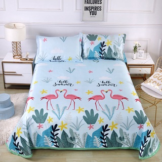 ผ้าคลุมเตียง bedspread ผ้าคลุมเตียงขนาด3.5ฟุต/5ฟุต/6 ฟุต ผ้ารองที่นอนกันเปื้อน พร้อมปลอกหมอน 2 ชิ้