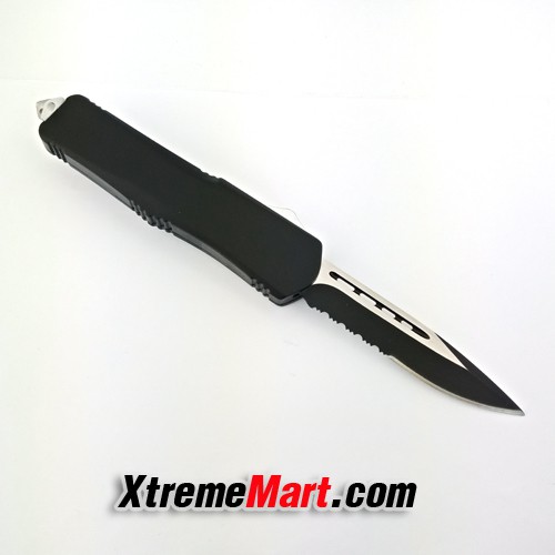 มีดสปริงตรง Microtech รุ่นใหญ่ ใบกึ่งหยัก Combat Troodon 00556 D/E ...