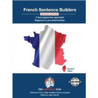 FRENCH SENTENCE BUILDERS -Beginner to Pre-In : student book, Answer book, Listening- student/Teacher (นำเข้าของแท้100%)