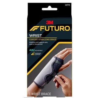 Futuro Splint Wrist Brace อุปกรณ์พยุงข้อมือ ฟูทูโร่ เสริมแถบเหล็กใช้ได้ทั้งข้างซ้าย ขวา ปรับกระชับได้ 3M