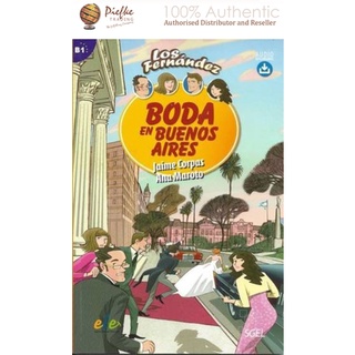 Boda en Buenos Aires : Level B1 - Easy Reader by Los Fernandez : 9788497788205 (นำเข้าของแท้100%)