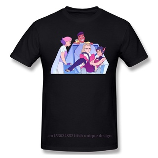 ขายดี!ขายดี เสื้อยืดแขนสั้น พิมพ์ลายอนิเมะ She-Ra Princess of Power Manga Best Friend Squad Active FNbgmk84IOeach50 สไตล