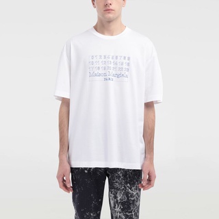 ย้อนยุคเสื้อยืดแขนสั้น คอกลม ผ้าฝ้าย พิมพ์ลายตัวอักษร Maison Margiela Margiela ขนาด 3 ซม. พร้อมปฏิทินS-5XL