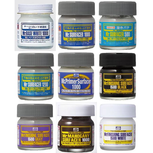 MR HOBBY MR SURFACER MR FINISHING SURFACER PRIMER