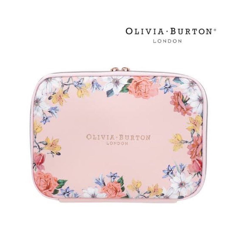 OLIVIA BURTON Flowery Pouch กระเป๋าเอนกประสงค์ลายดอกไม้