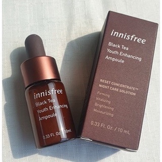 เซรั่ม Innisfree Black Tea Youth Enhancing Ampoule Reset Concentrate 10ml.