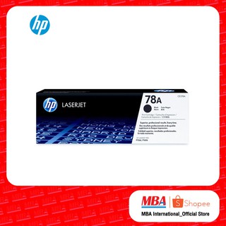 HP Toner CE278A - 78A ตลับหมึกโทนเนอร์ สีดำ (ราคา/ตลับ)