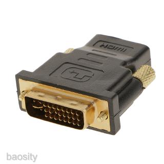 dvi - i dual link male to hdmi female อะแดปเตอร์แปลงสายเคเบิ้ลสําหรับ lcd hdtv dvd