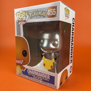 Funko POP Charmander Metallic Silver Pokemon 455