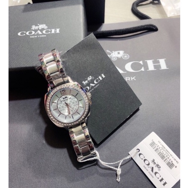 Coach 14501286  36 mm. Women's Mini Boyfriend SilverTone Bracelet Watch .