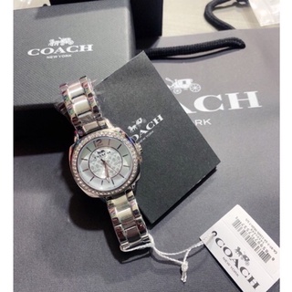 Coach 14501286  36 mm. Womens Mini Boyfriend SilverTone Bracelet Watch .