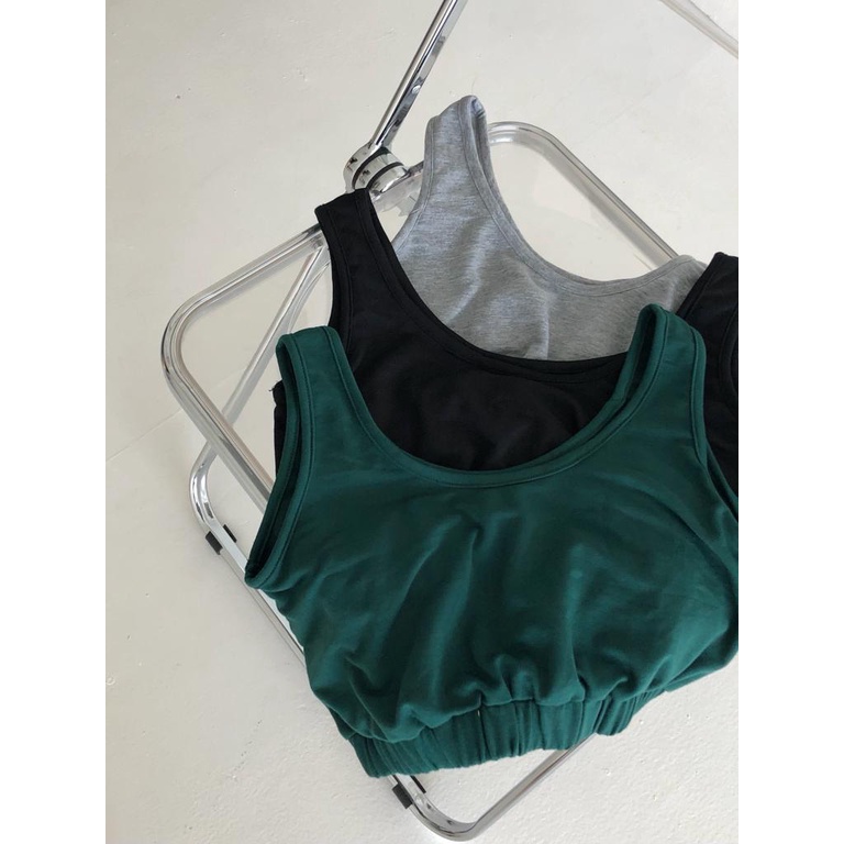 Jisoo Tanktop Crop Baby Terry 3712