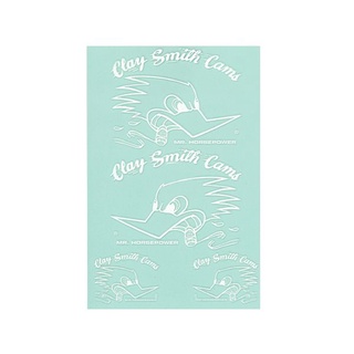 Clay Smith Clear Base Sticker Set (White) CSYC016 สติกเกอร์ไดคัท