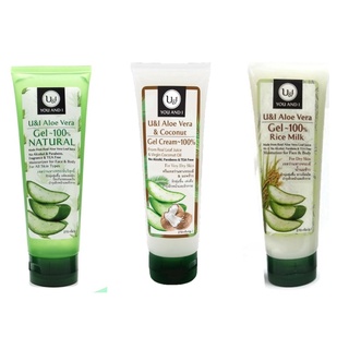 U &amp; I Aloe Vera Gel-100% เจลว่านหางจระเข้บริสุทธิ์ 270 กรัม