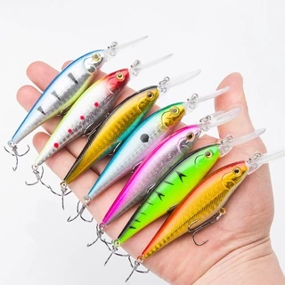 เหยื่อปลา เหยื่อปลอมตกปลา Clouser Minnow ตกปลา Sinking Minnow อุปกรณ์ตกปลา 1PCS 11cm/9.5g เหยื่อตกปลานิล เหยื่อปลอม Plastic Bait เหยือตกปลา เหยื่อตกปลาช่อน รอกตีเหยื่อปลอม เหยื่อตกปลา ตะขอ