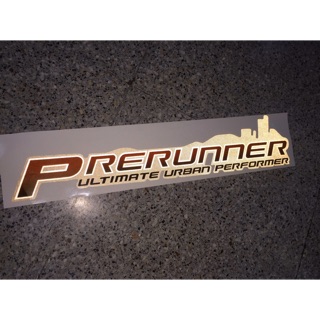 สติ๊กเกอร์ คำว่า Prerunner สำหรับรถ toyota vigo รุ่น smart ปี2009