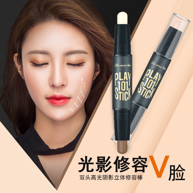 Contouring Stick แท่งไฮไลท์แบบใช้สองหัวสำหรับผู้หญิงสองหัวสำหรับผู้ ...