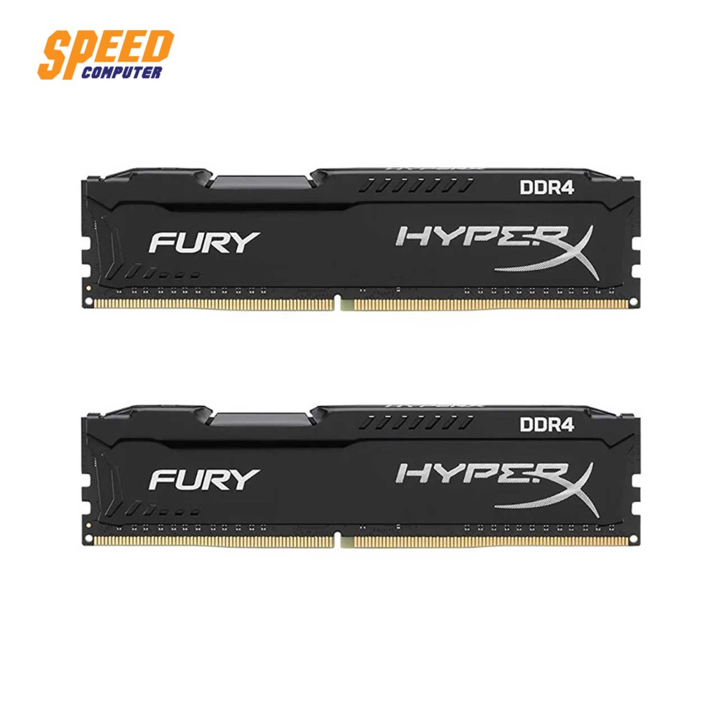 [ผ่อน 0%]KINGSTON HyperX FURY BLACK 16GB (8GBx2) DDR4/3200 (HX432C16FB3K2/16) RAM PC (แรมพีซี)  By S