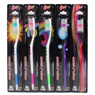   แปรงสีฟันผู้ใหญ่ คละสี (1 แพ็ค /5 ชิ้น) รุ่น Tooth-brush-5-Pieces-05a-Tissue