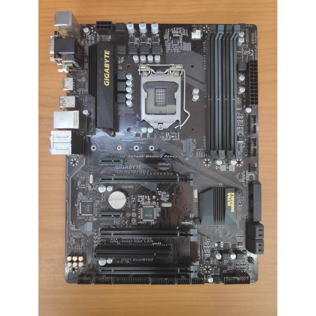 MAINBOARD (เมนบอร์ด) 1151 GIGABYTE GA H270 HD3 มือสอง
