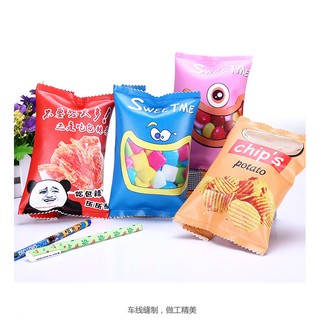 พร้อมส่ง Snacks Pencil Bag กระเป๋าซองขนมน่ารักมุ้งมิ้งสุดๆ