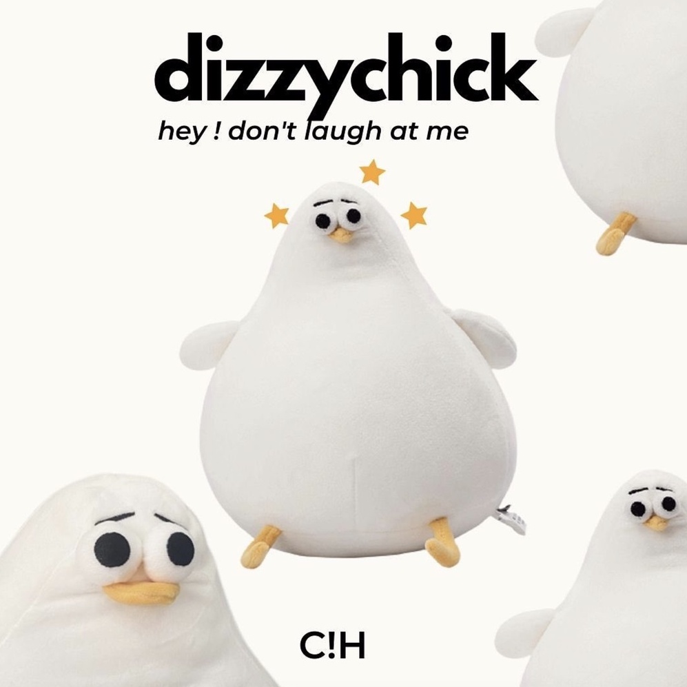 "พร้อมส่ง"✨DIZZY CHICK น้องตุ๊กตาไก่งงสุดมึน😵‍💫 /comfyhomies/