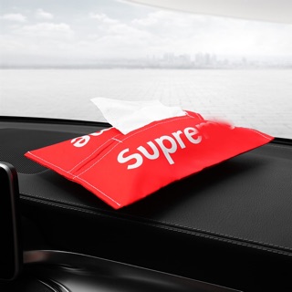 Supreme กล่องใส่ทิชชู ที่ใส่ทิชชู สินค้ามีพร้อมส่ง