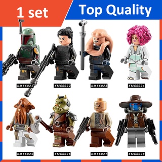 66021-66028 หนังสือฟิกเกอร์ The Book of Boba Fett Minifigures Darth Bane Boba Fett Gamorrean ของเล่นสําหรับเด็ก