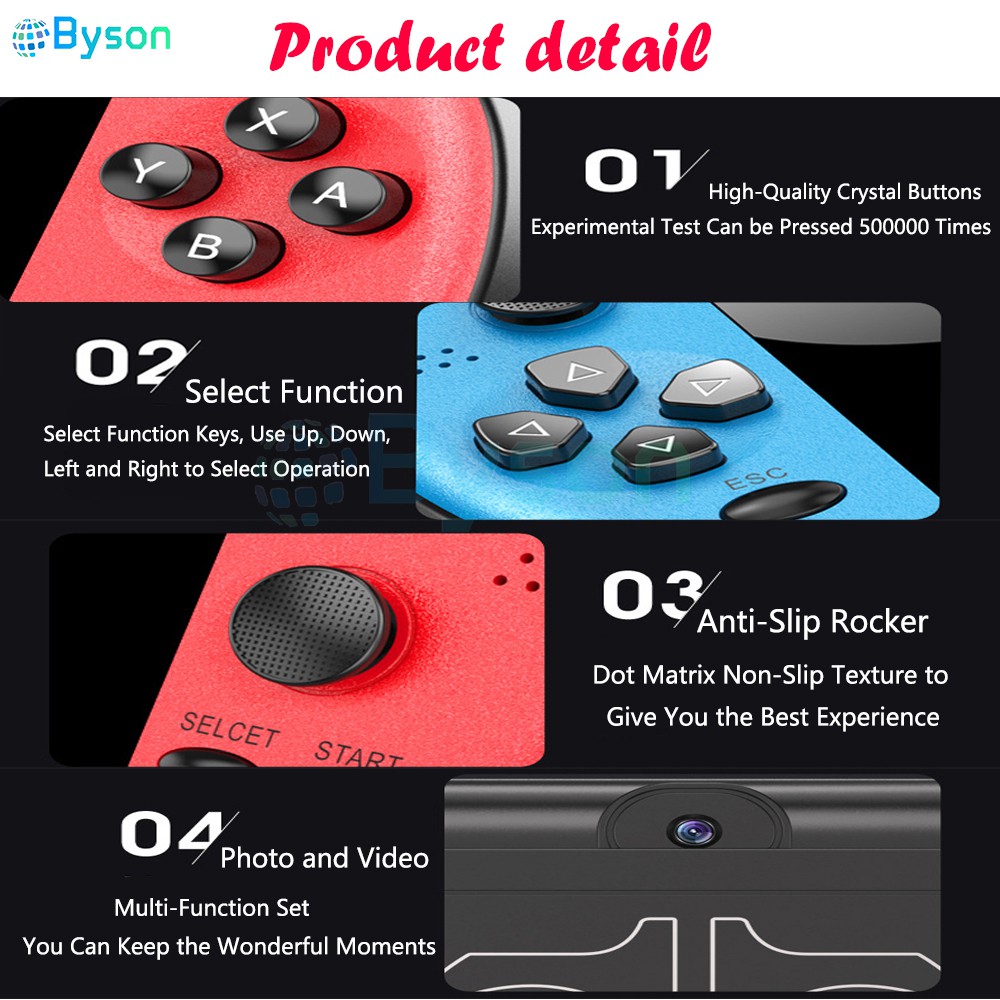 Gameboy X12 5.1 inch Handheld Retro Game Video Player Game Consoles ...