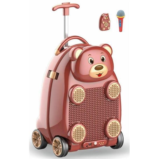Travel Case Lovely Animal กระเป๋าเดินทางสำหรับเด็ก ลายหมีน้อย บังคับวิทยุได้ มีไมโครโฟนร้องเพลงได้