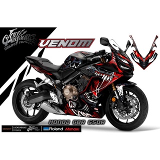 สติ๊กเกอร์แต่งลายรถ Honda Cbr 650R ลาย VENOM