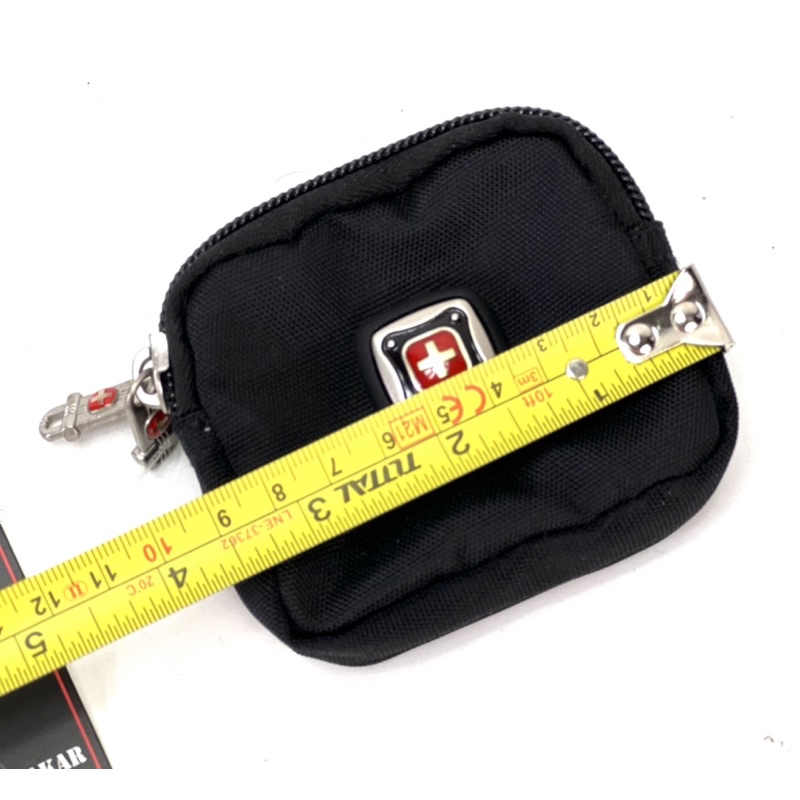 Chinatown leather กระเป๋าผ้าDAKARร้อยเข็มขัด ผ้าซิปคู่+ช่องหน้าใส่ แบงค์ เหรียญ บัตร แว่นส่องพระ บุหรี่