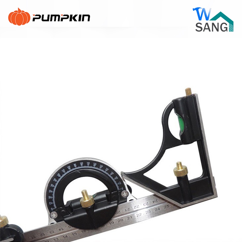 ชุดฉากผสมวัดองศา ฉากผสม 12นิ้ว พร้อมระดับน้ำ 4in1 PUMPKIN PTT-CBS12 @wsang - รูปที่ 3