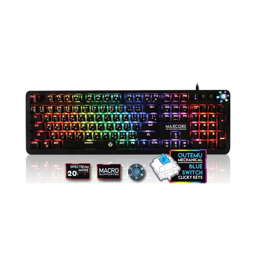 KEYBOARD FANTECH MK852 MAXCORE (BLUE-SWITCH) - advice_banpaew - ThaiPick