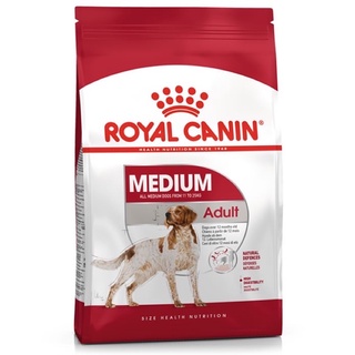 Royal Canin Medium Adult 15 kg อาหารชนิดเม็ด สำหรับสุนัขโตพันธุ์กลาง 15 กิโลกรัม