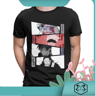 เสื้อยืดแขนสั้น พิมพ์ลายอนิเมะ Jujutsu Kaisen Lovers เหมาะกับของขวัญ แฟชั่นสําหรับผู้ชาย