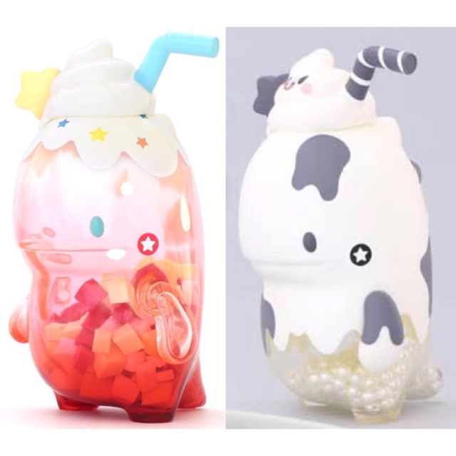 Ngeaw Dino 🥤🥛Red cream soda & Milky Ngaew เงี้ยว แง้ว Designer toy