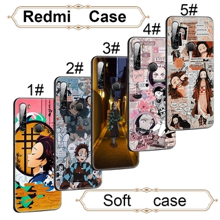 เคสโทรศัพท์มือถือ พิมพ์ลาย Demon Slayer สําหรับ Xiaomi Redmi Note 7 6 5 A K30 Pro